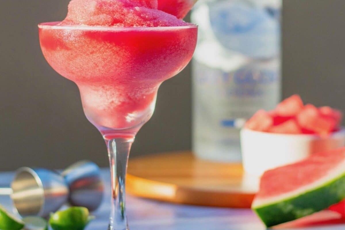 Watermelon Vodka Slushie – A Healthy Cocktail Healthier2gether